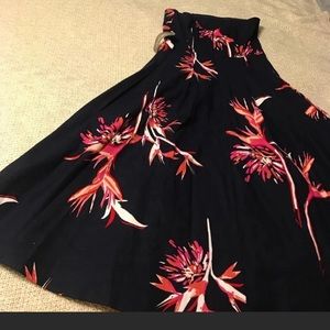 New York and co Eva Mendez strapless navy blue